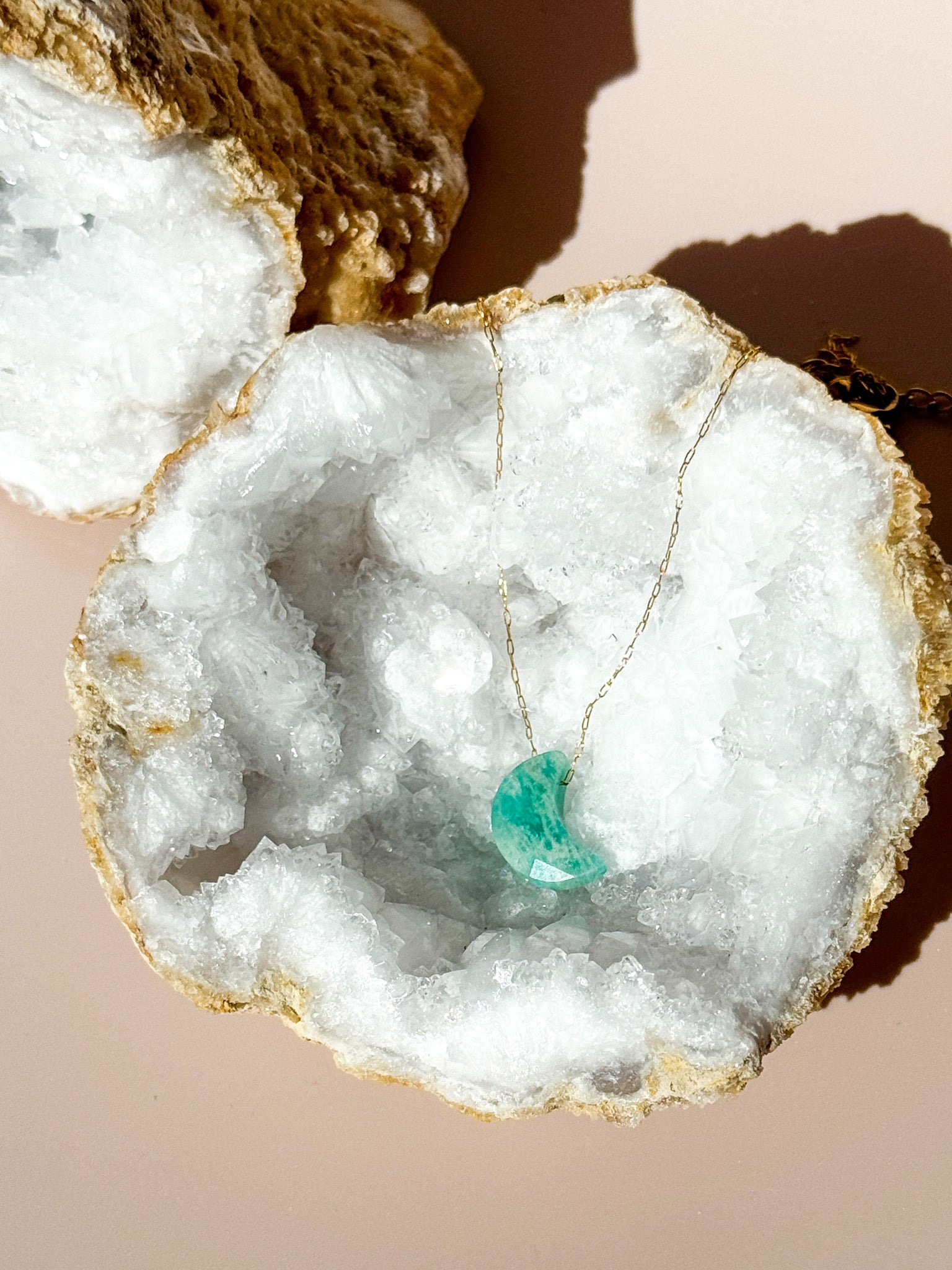 Faceted Moon Amazonite