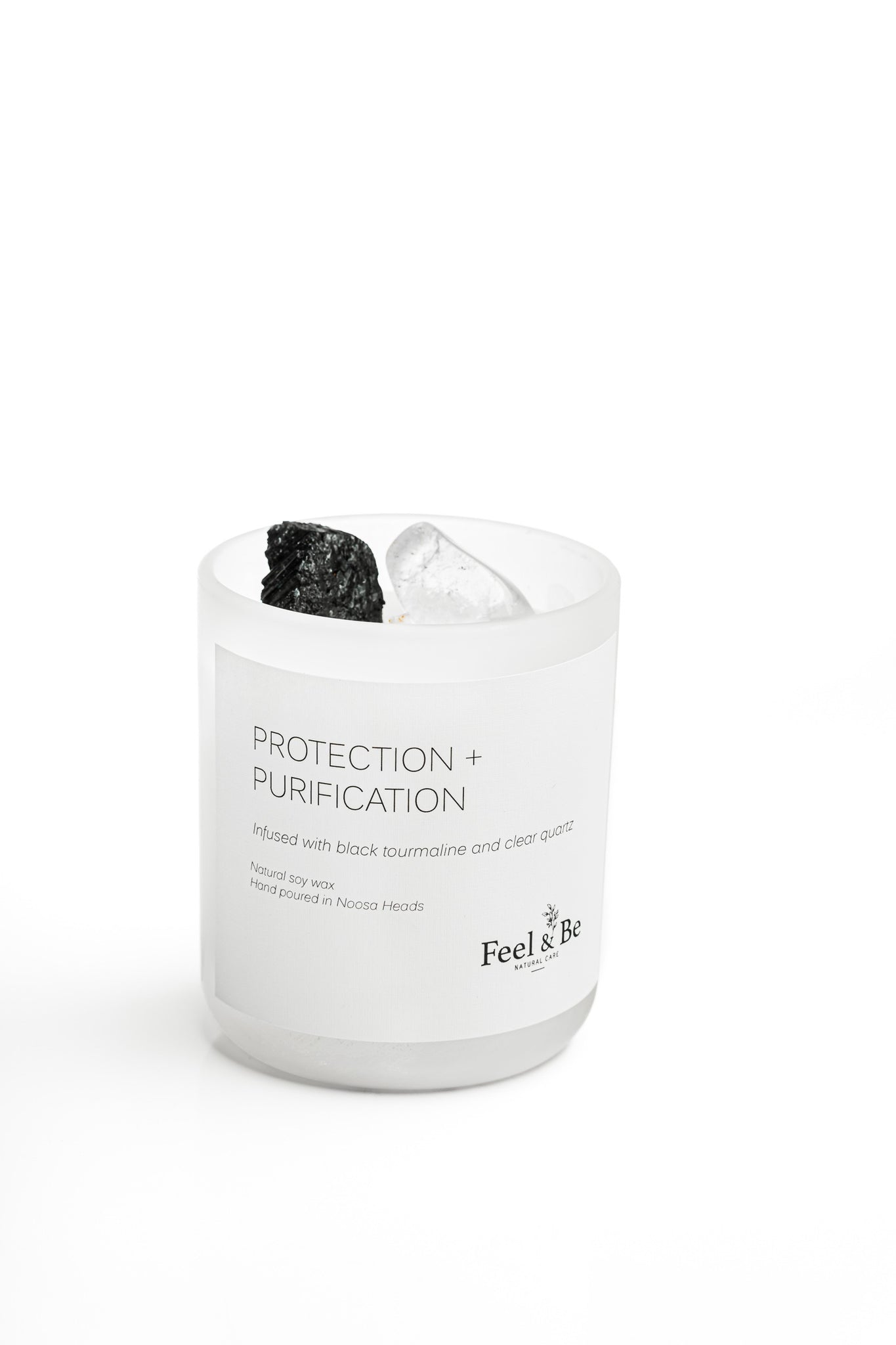 Protection + Purification Crystal Infused Candle