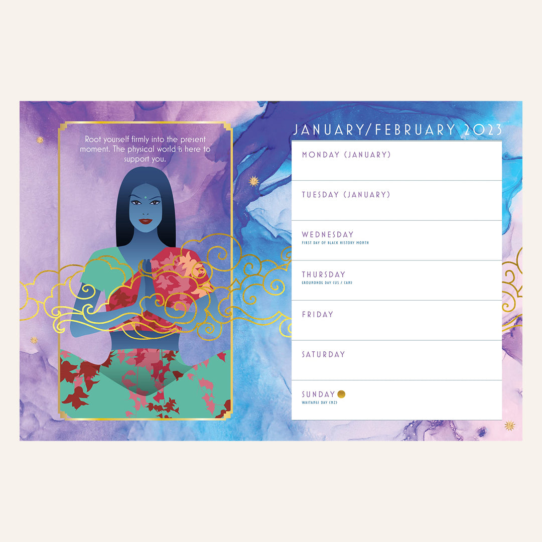 A Year of Intuitive Tarot 2023 Weekly Planner: July 2023-December 2023