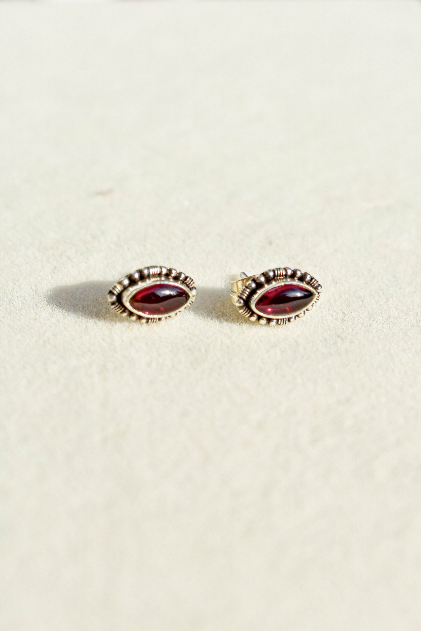 Garnet Handmade Earrings