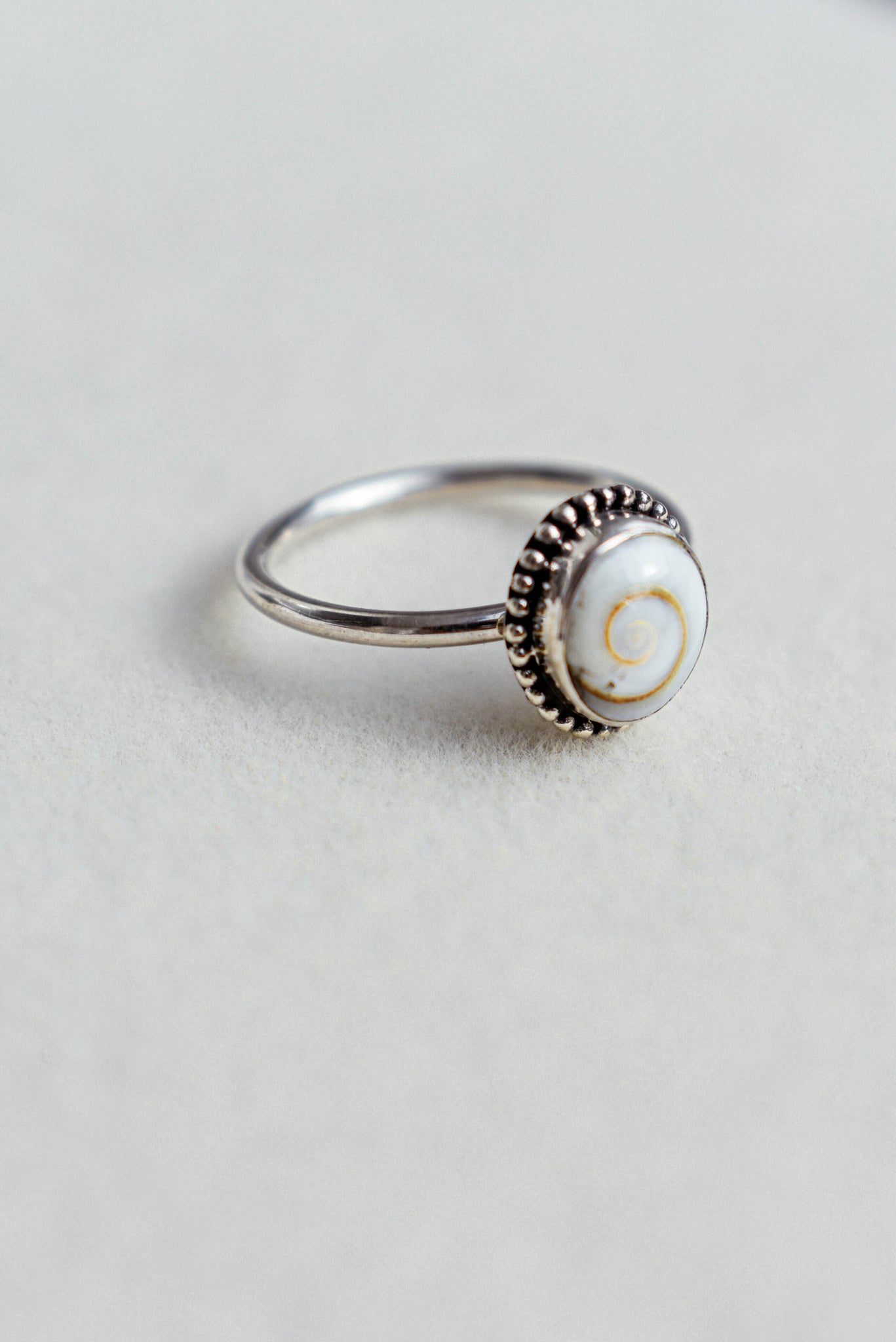 Shell Handmade Silver Ring