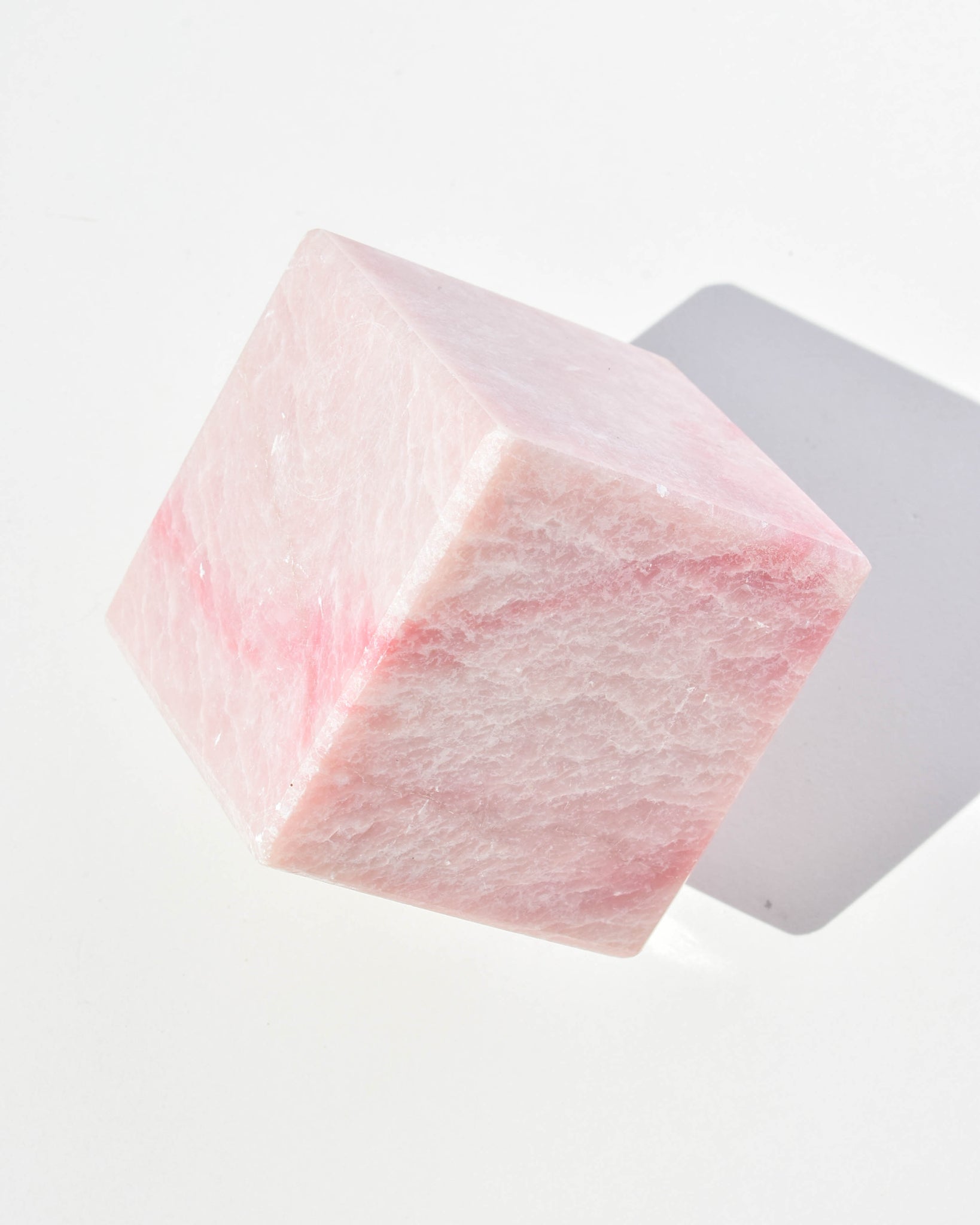 Pink Opal Cube
