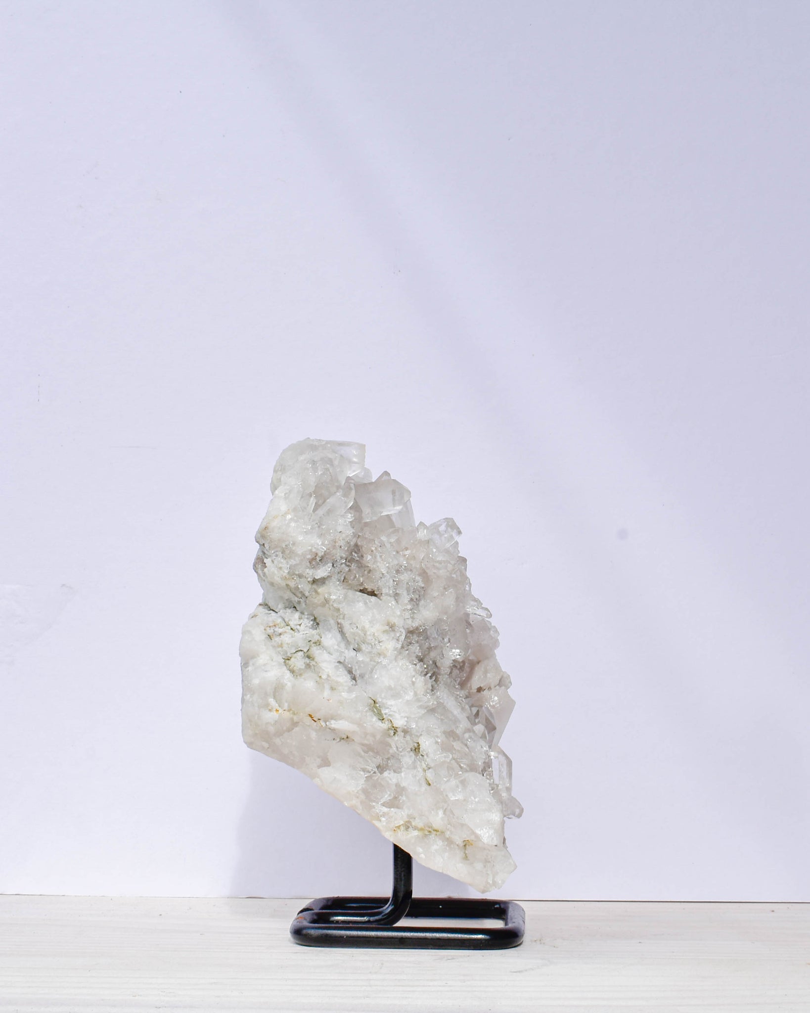 Clear Quartz Cluster with Stand